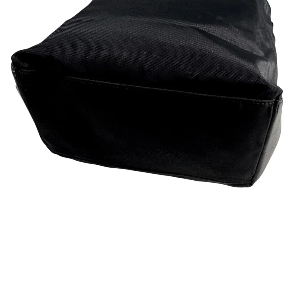 TUMI Black‎ Ballistic Nylon Leather Trim Shoulder Bag Hobo Tote Weekender Bucket